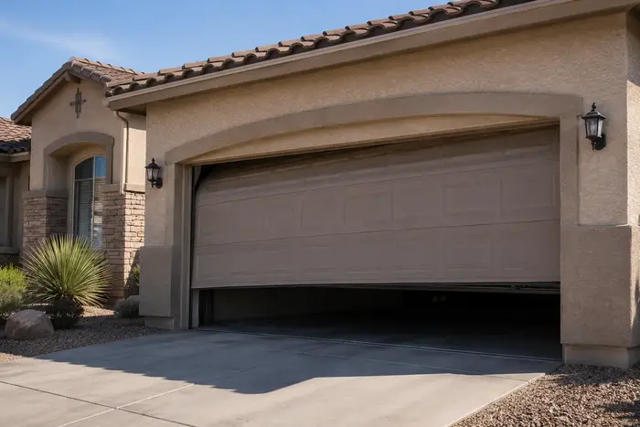 emergency garage door repair Odessa TX stuck residential door