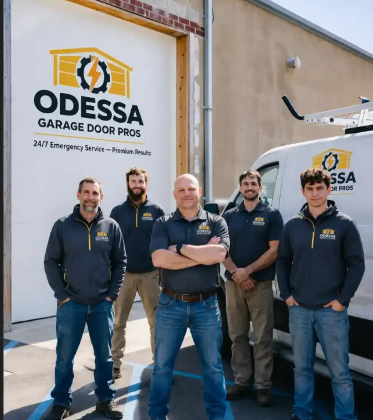 Local technicians from Odessa Garage Door Pros providing professional garage door repair in Odessa TX.