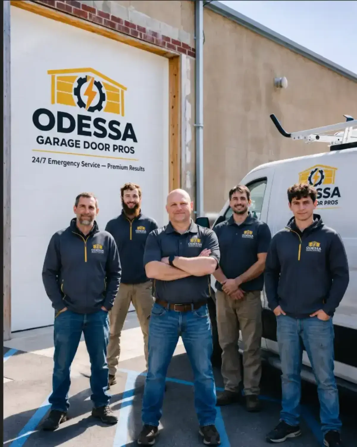 Local technicians from Odessa Garage Door Pros providing professional garage door repair in Odessa TX.